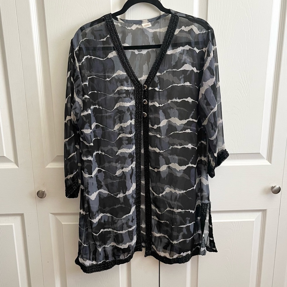 Navy Blue Swimsuit Coverup